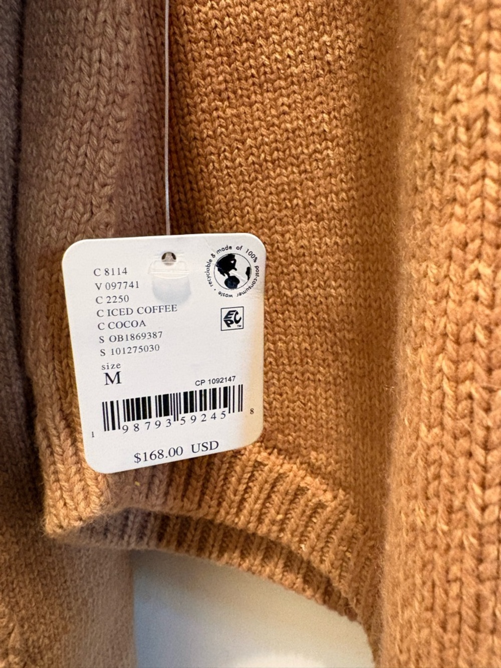 We The Free Womens Button-Up Sweater - Light Beige - Picture 4 of 4